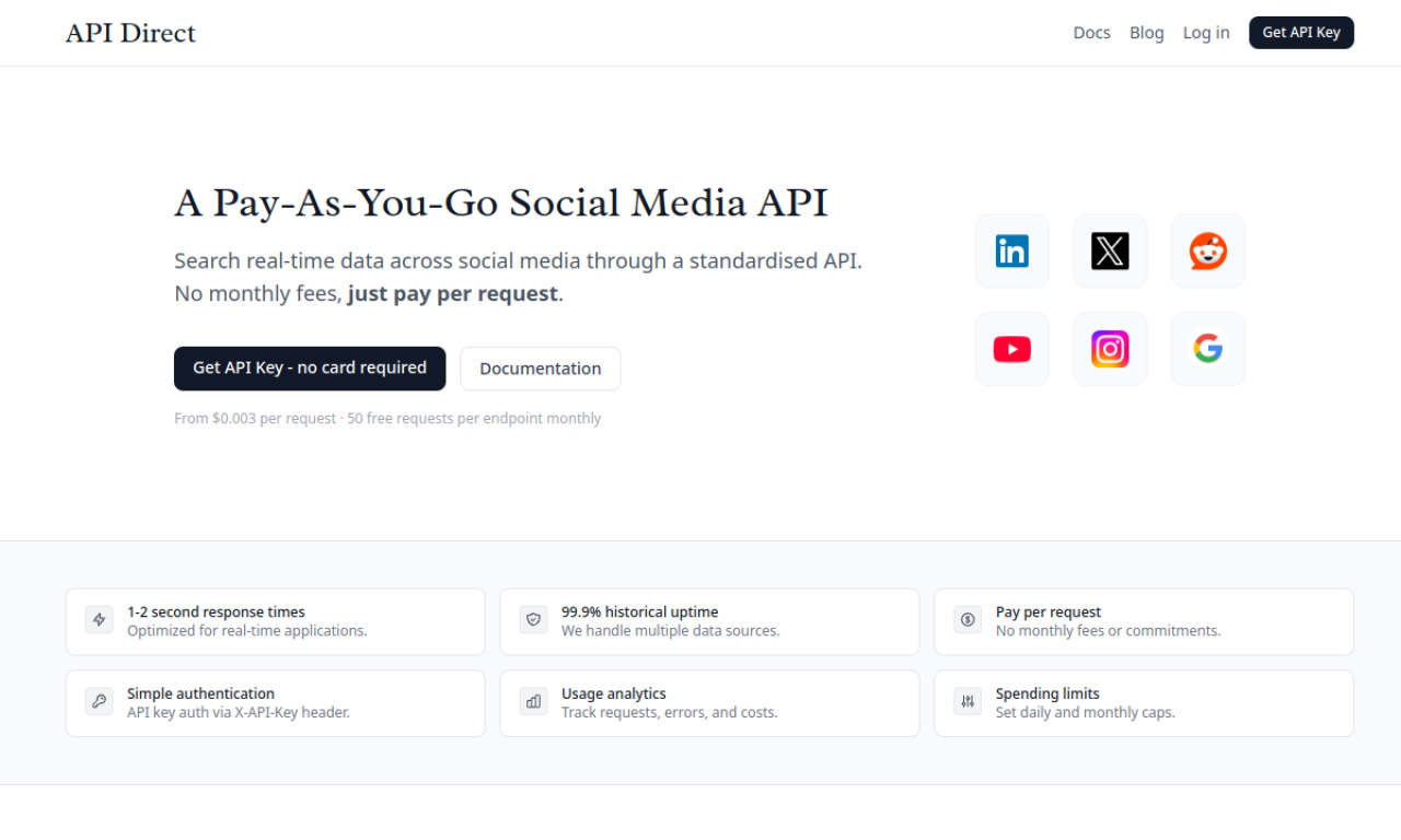 Apidirect.io screenshot