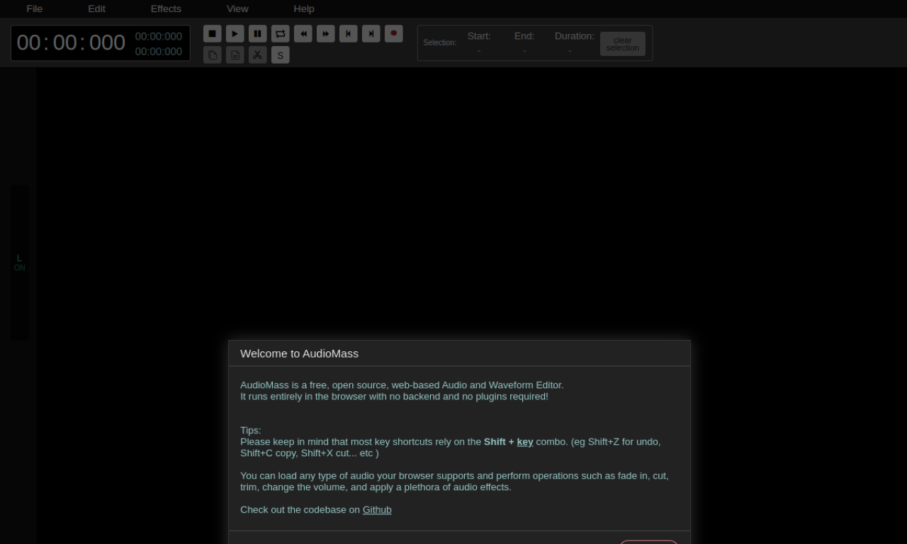 AudioMass screenshot