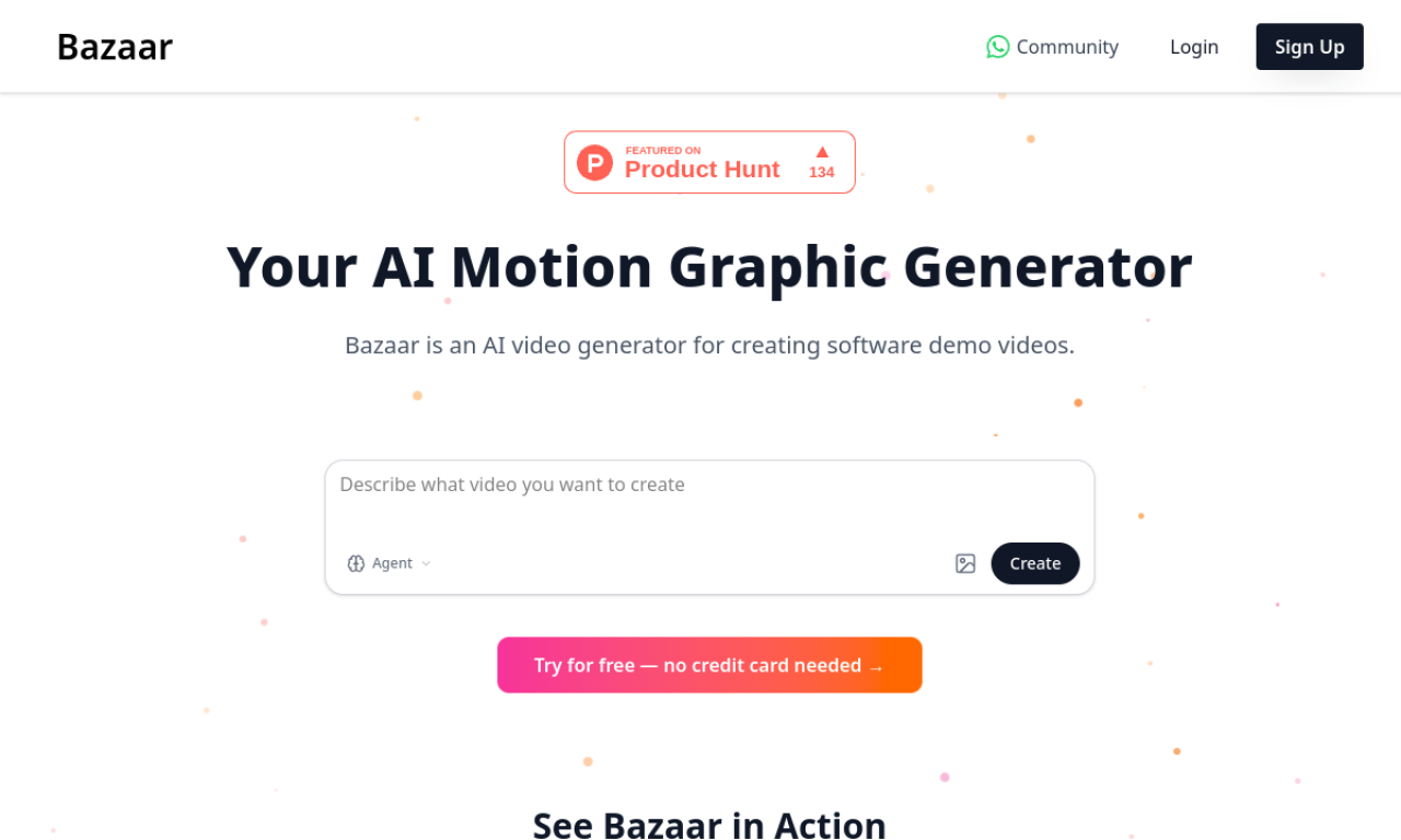 Bazaar V4 screenshot