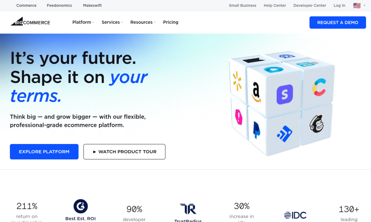 BigCommerce screenshot