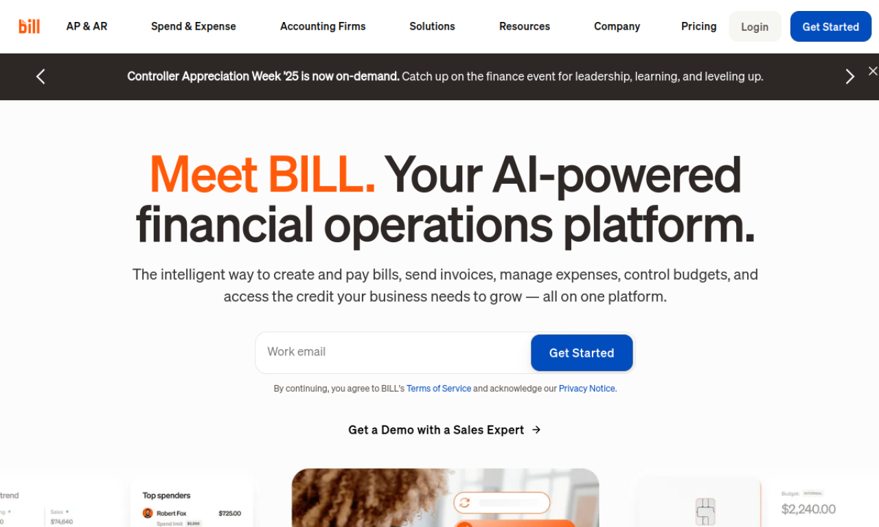 Bill.com screenshot