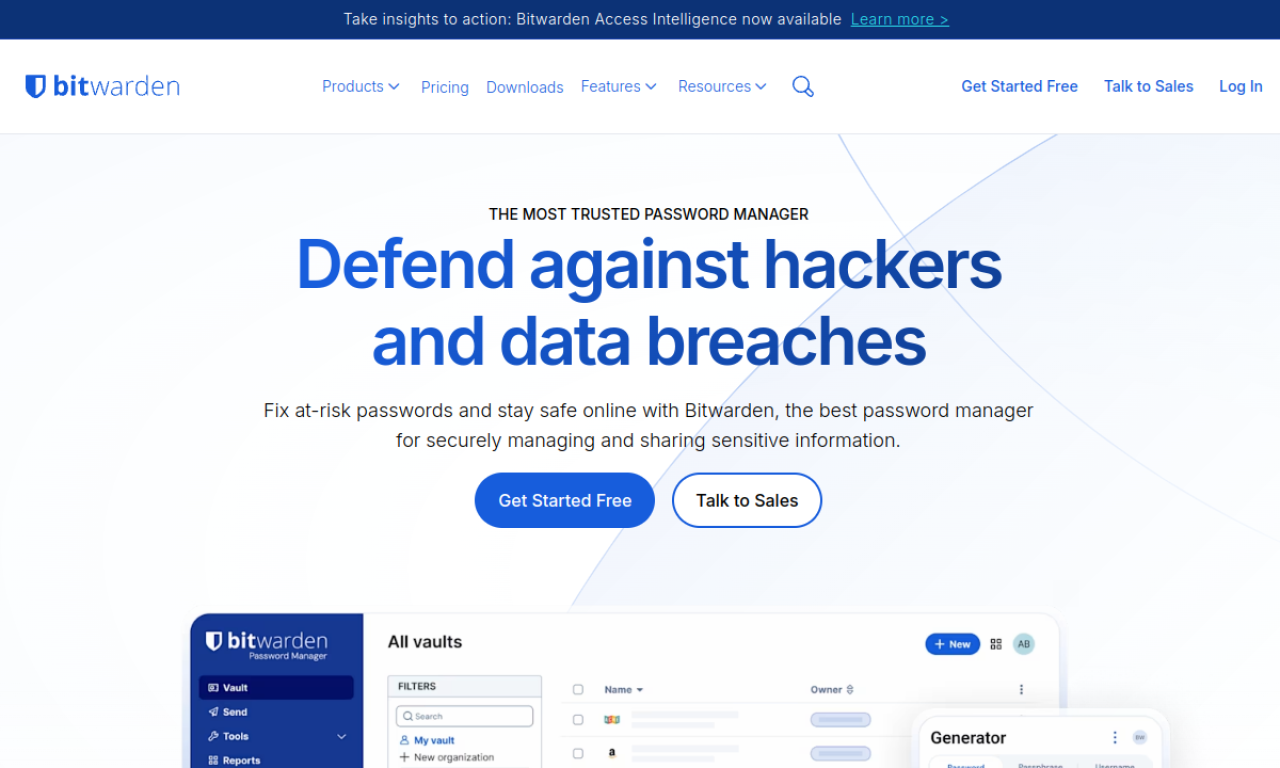 Bitwarden screenshot