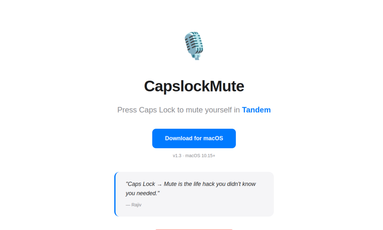 CapslockMute screenshot