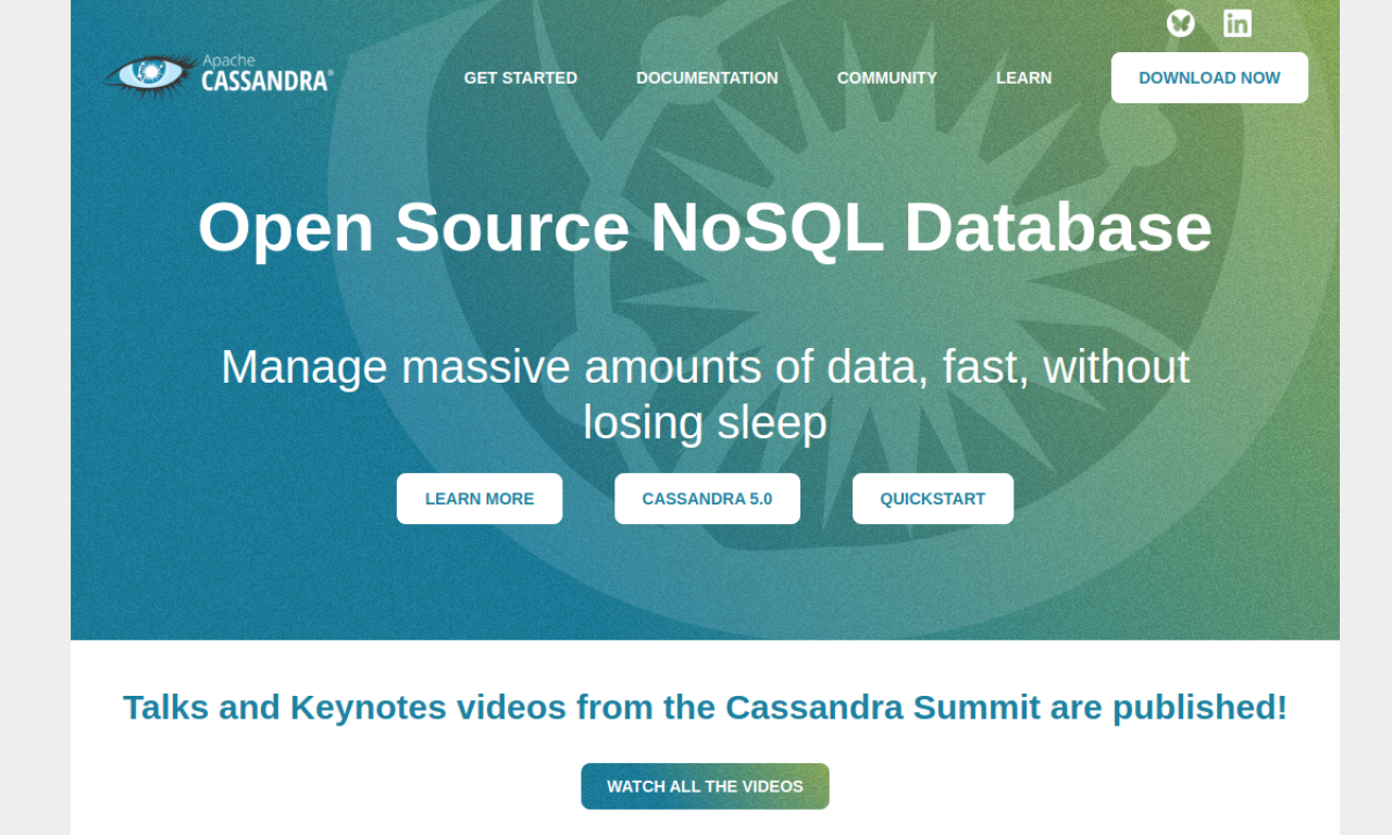 Apache Cassandra screenshot