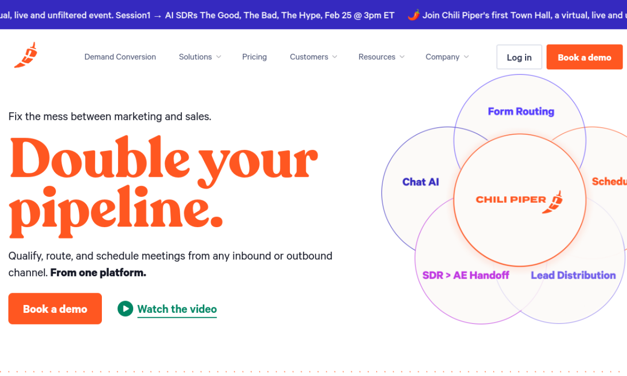 Chili Piper screenshot