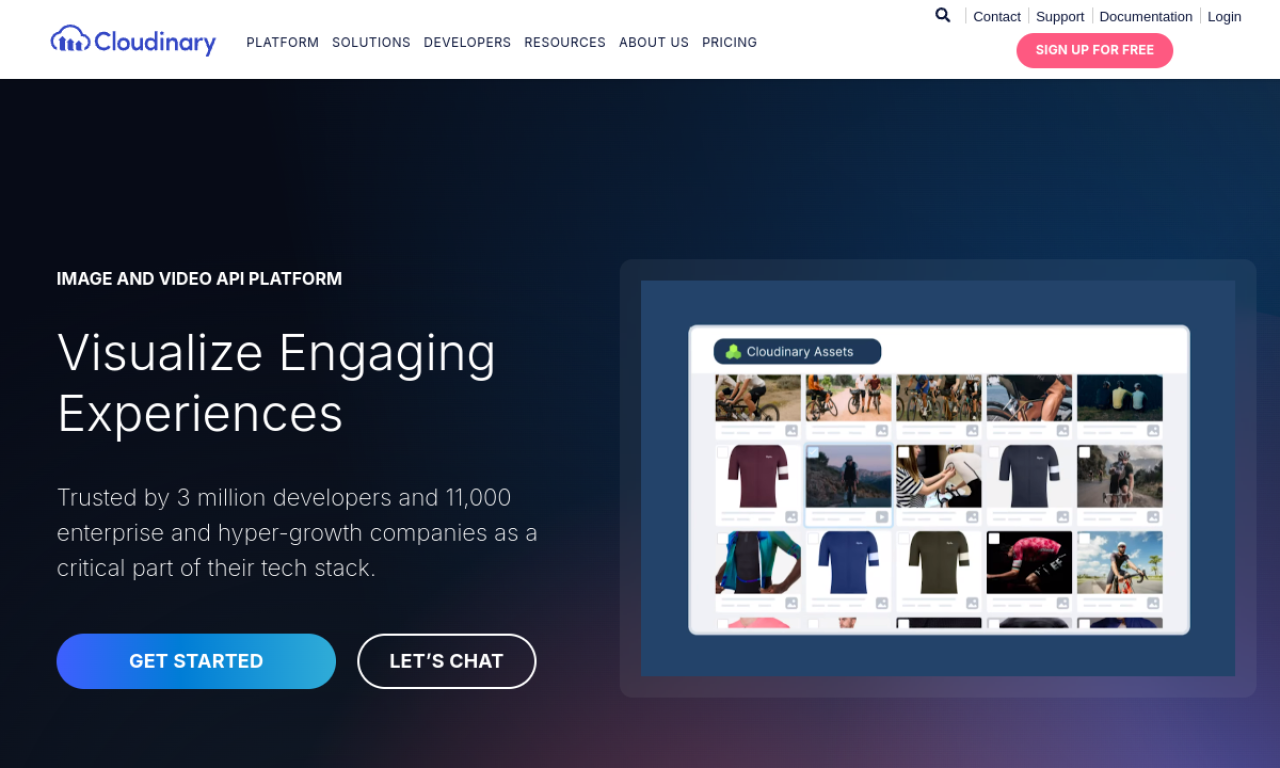 Cloudinary screenshot