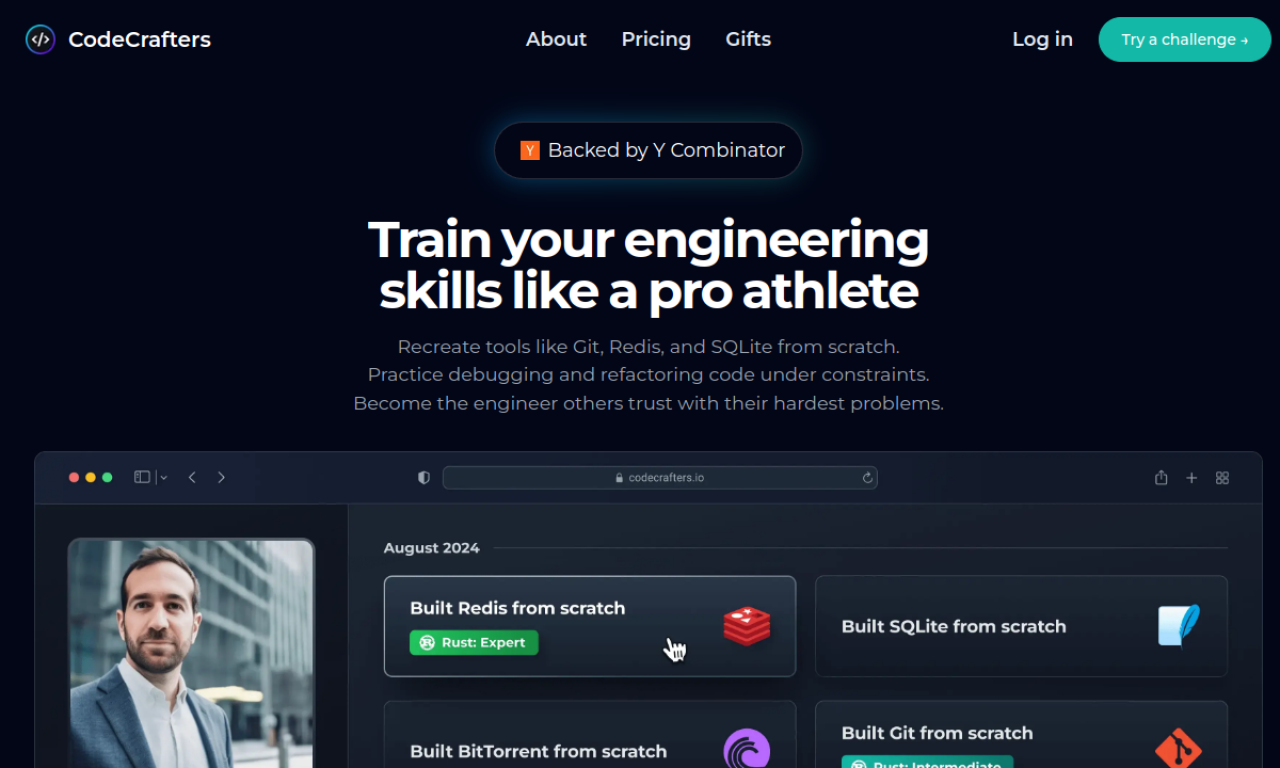 CodeCrafters screenshot