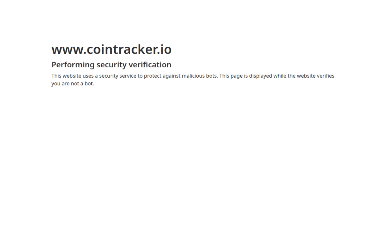 CoinTracker screenshot