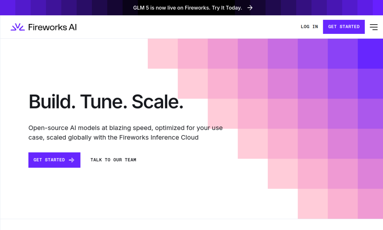 Fireworks AI screenshot