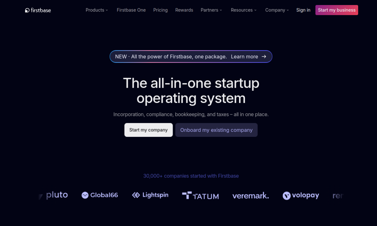 Firstbase screenshot