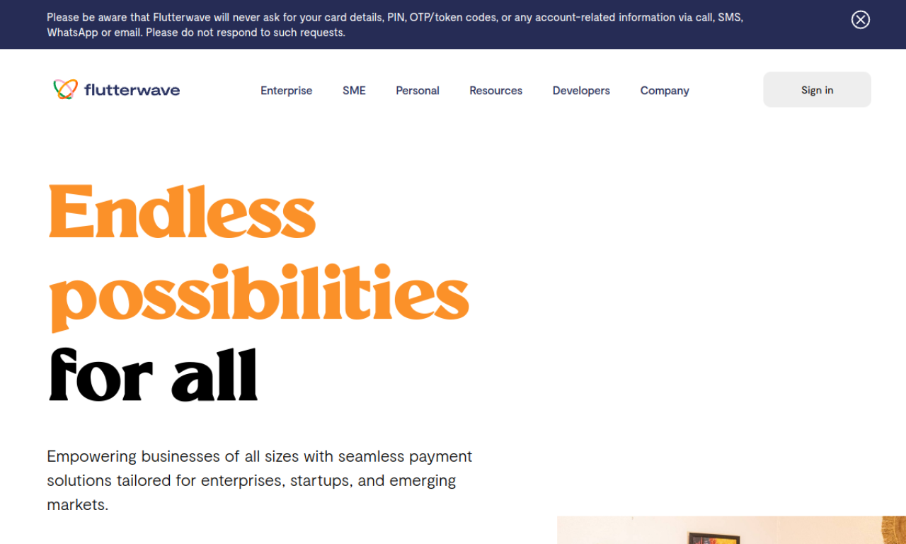 Flutterwave screenshot