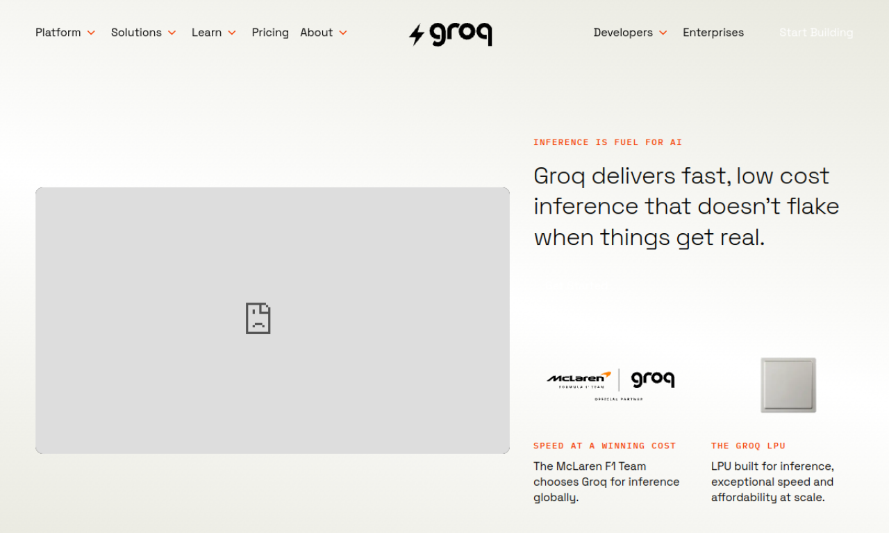 Groq screenshot