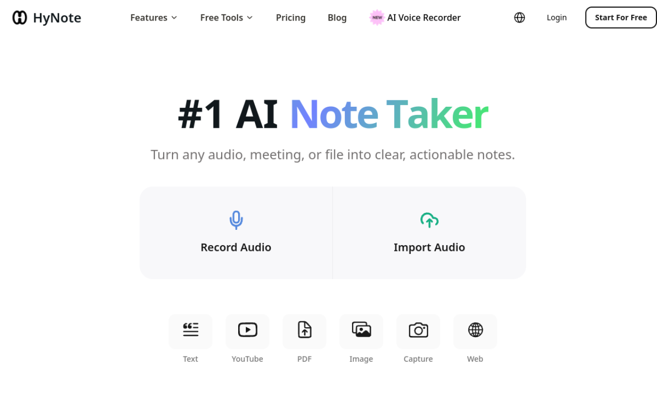 HyNote End-to-End Publish screenshot