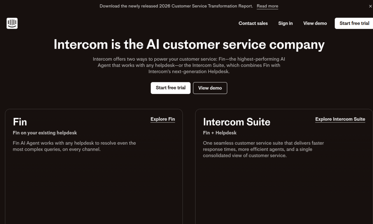 Intercom screenshot
