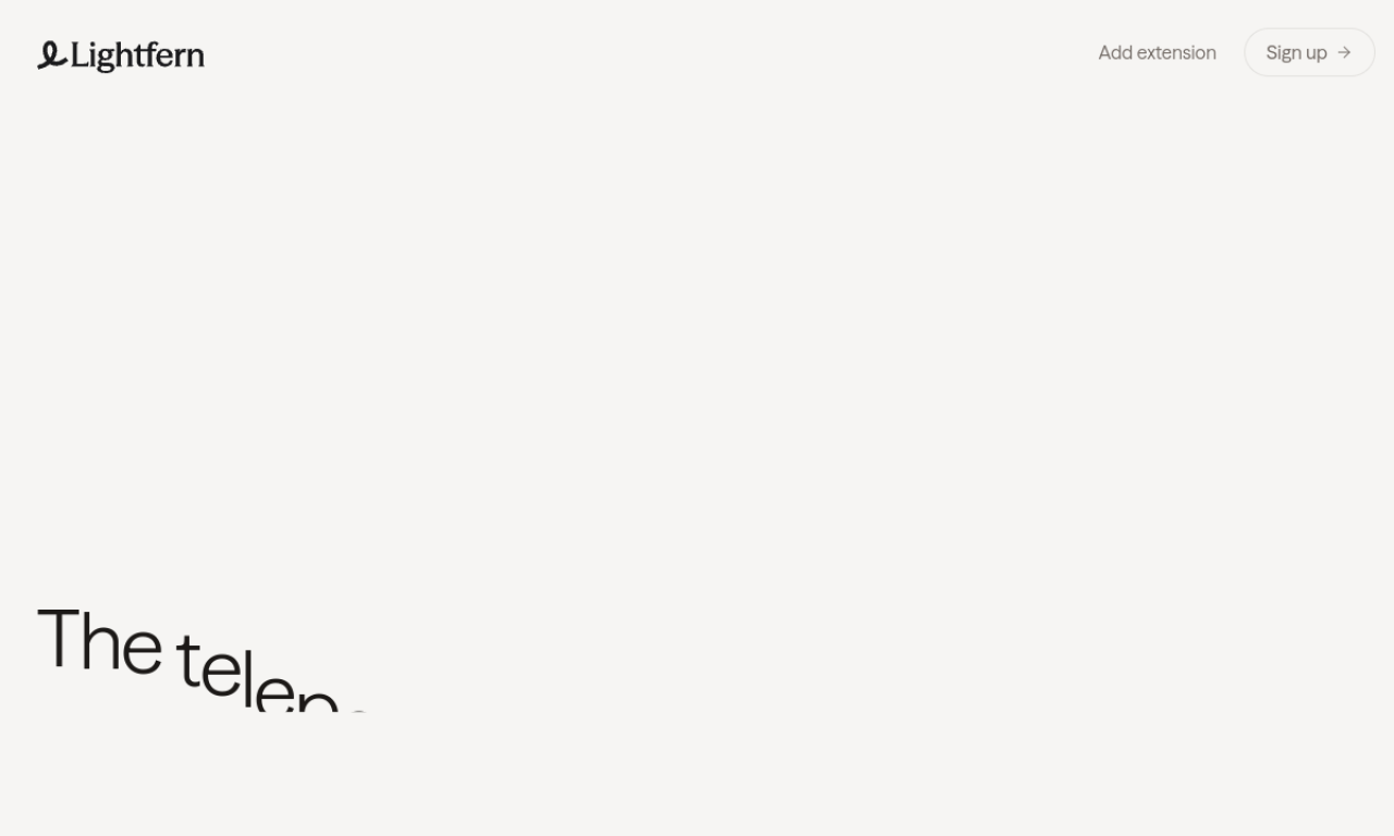 Lightfern for Email screenshot