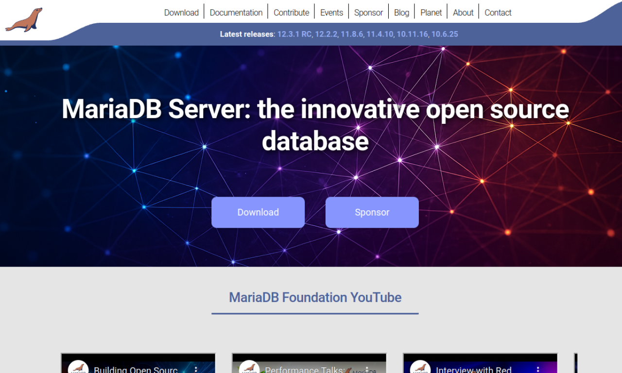 MariaDB screenshot