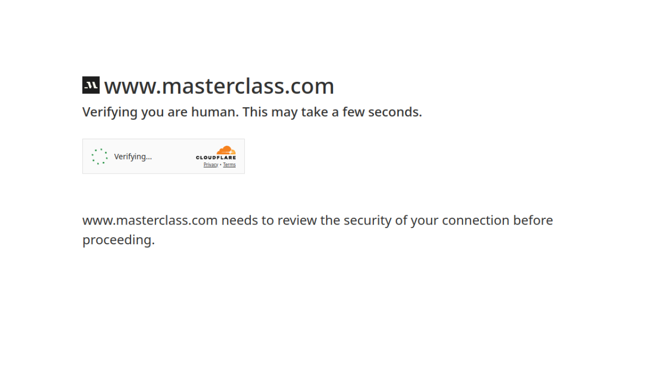 MasterClass screenshot