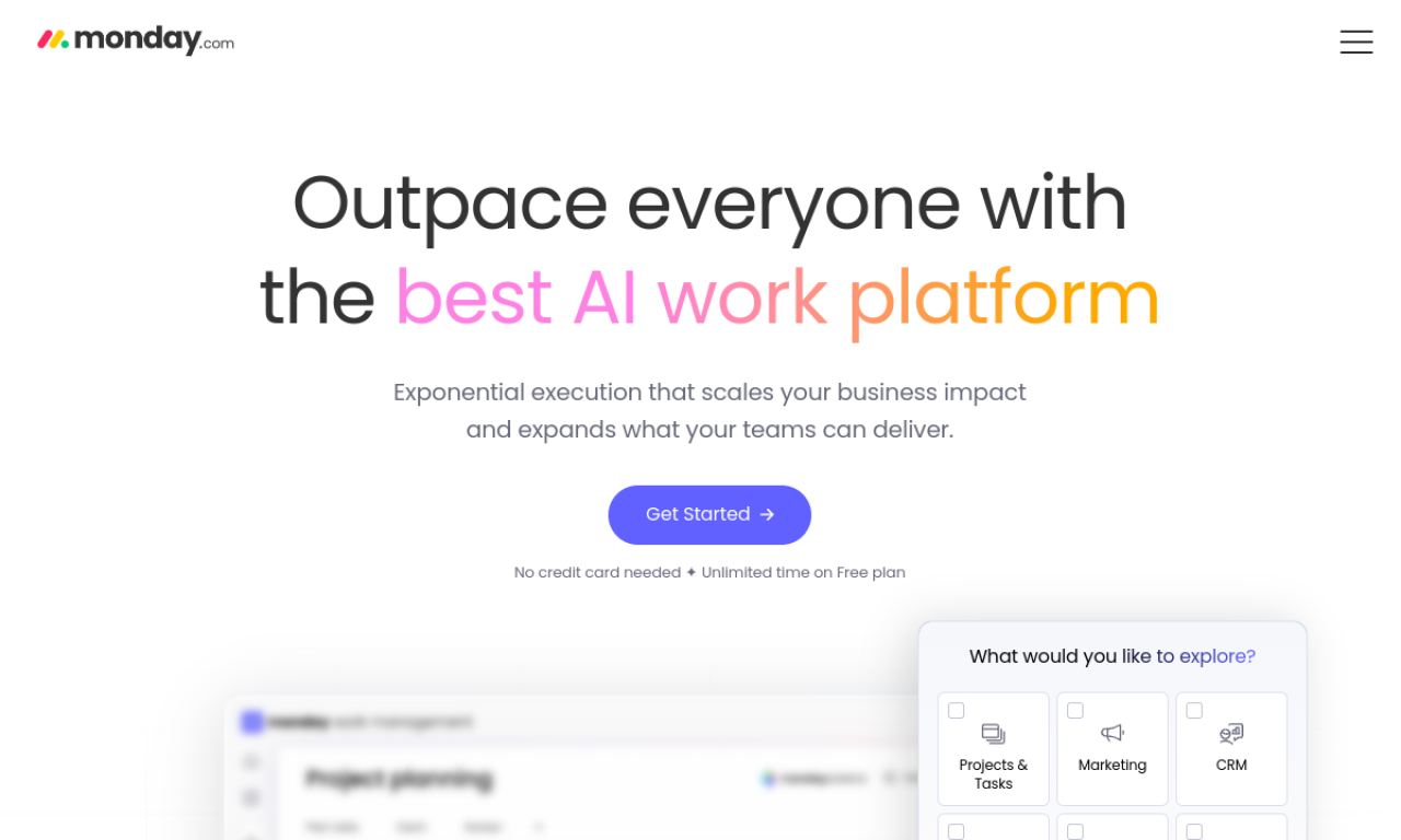 Monday.com screenshot