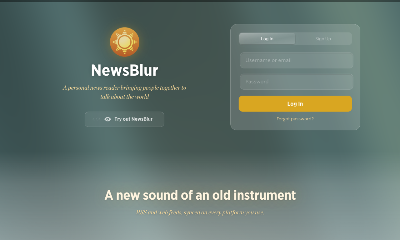 NewsBlur screenshot