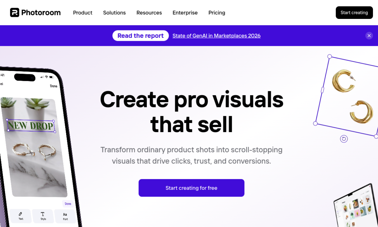 PhotoRoom screenshot