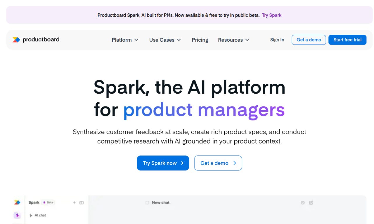 Productboard screenshot