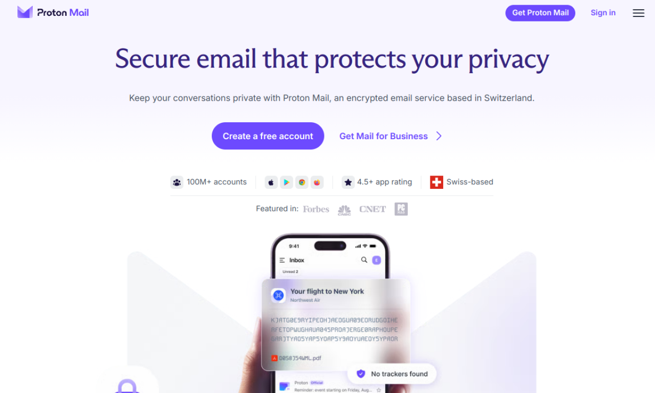 ProtonMail screenshot