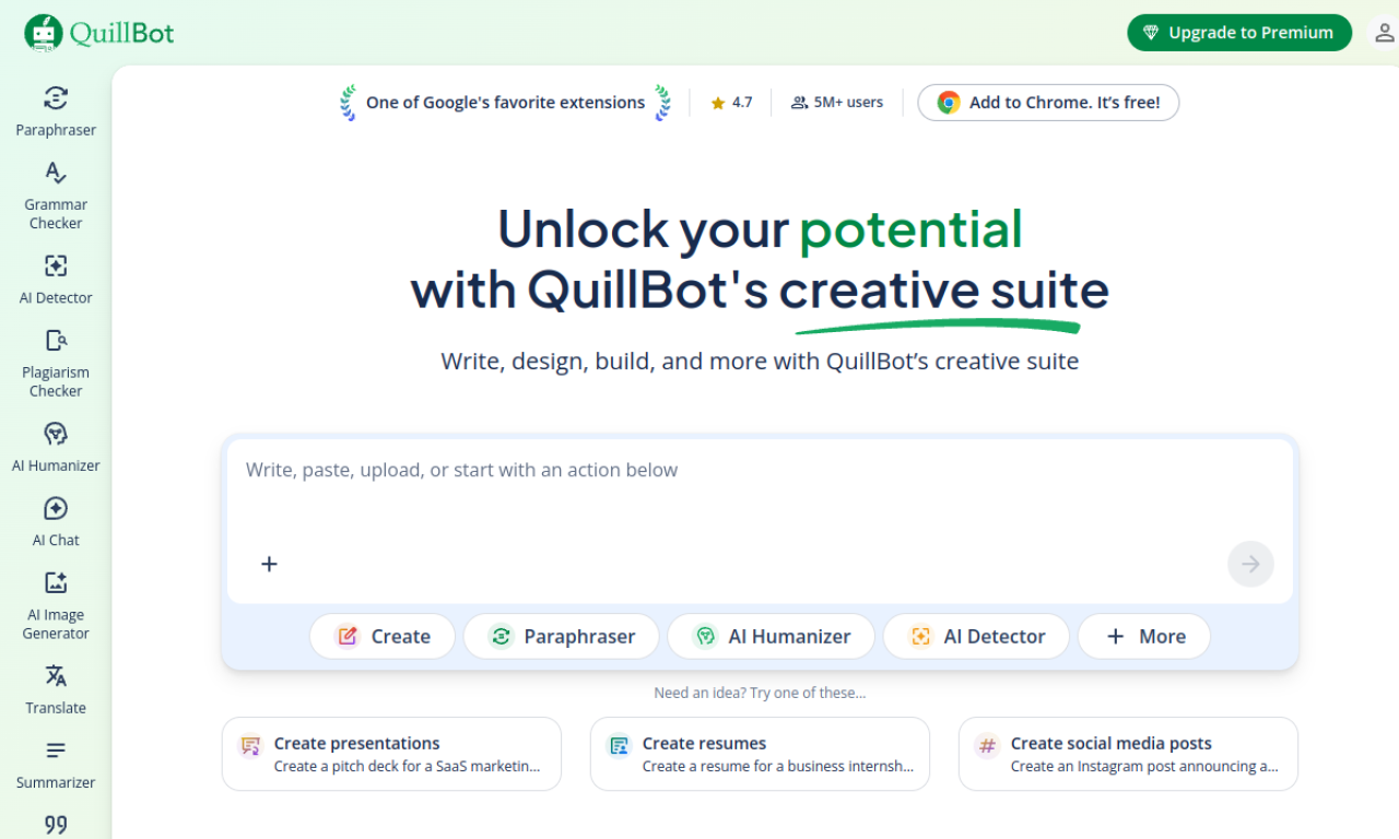 QuillBot screenshot