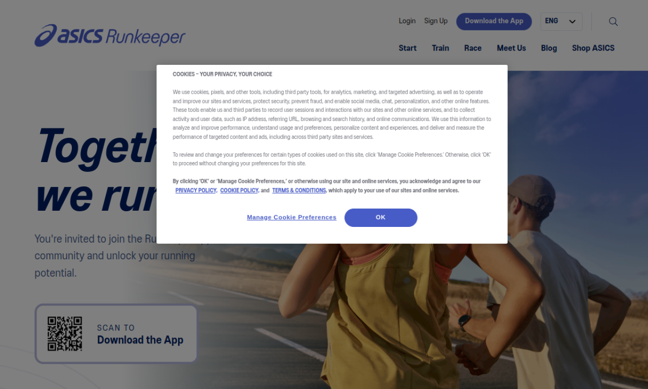 Runkeeper screenshot