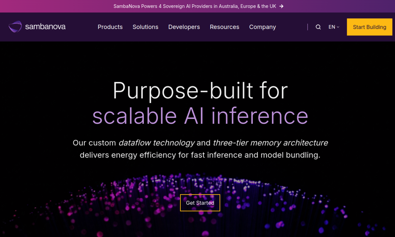 SambaNova screenshot