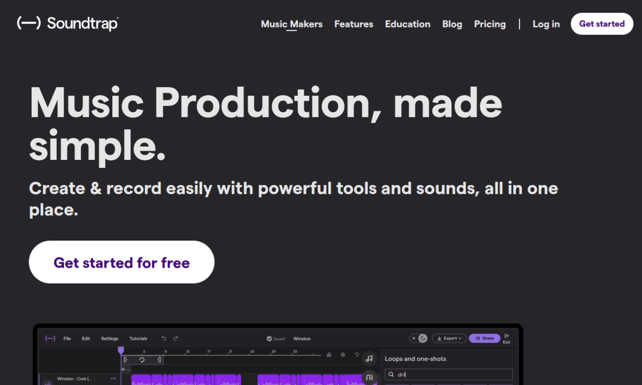 Soundtrap screenshot