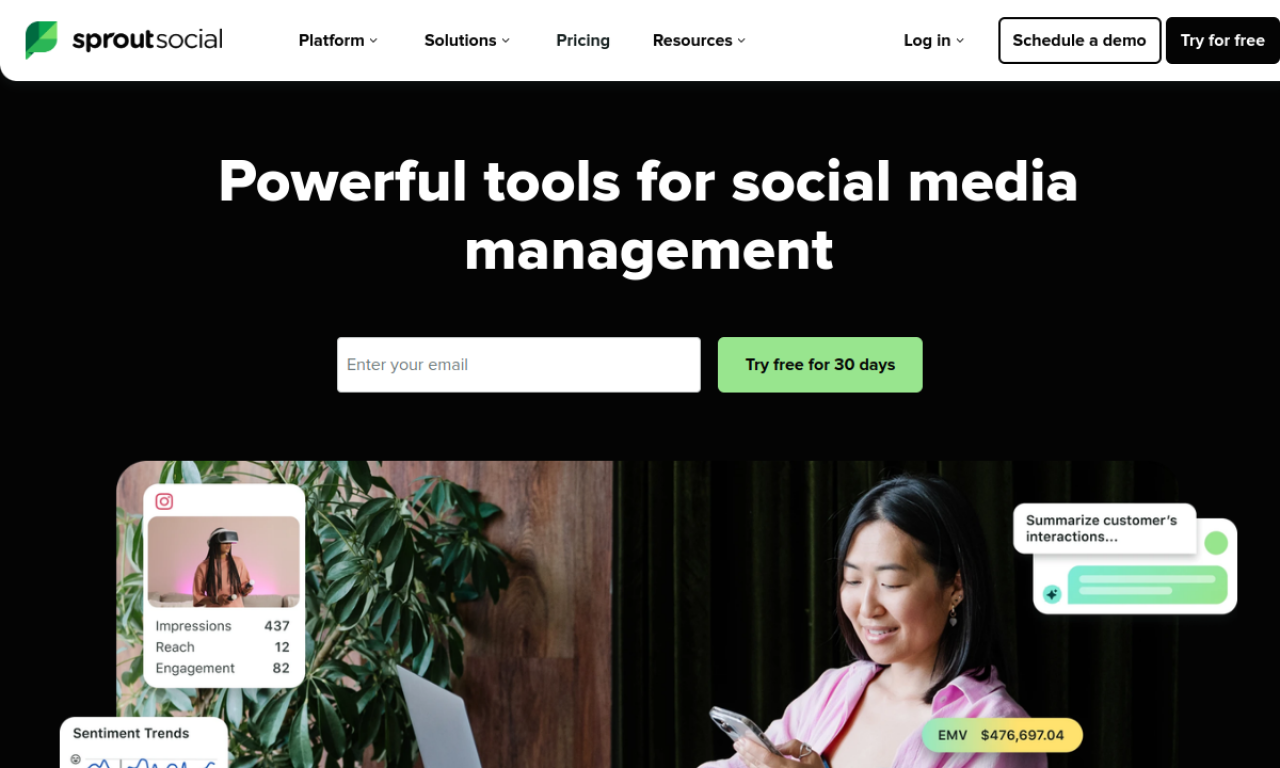 Sprout Social screenshot