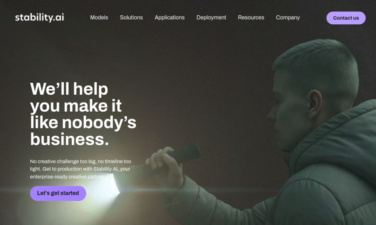 Stability AI screenshot