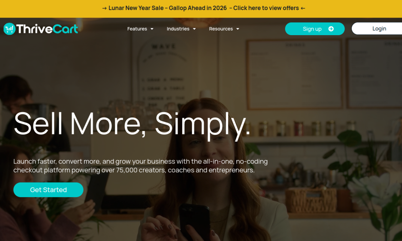 ThriveCart screenshot