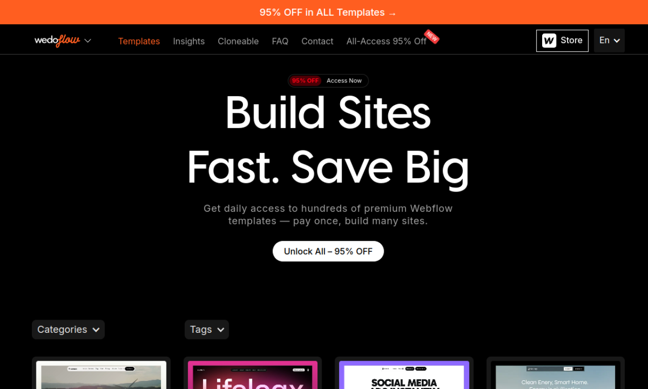 Wedoflow Templates screenshot