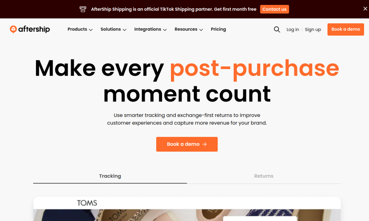 AfterShip screenshot