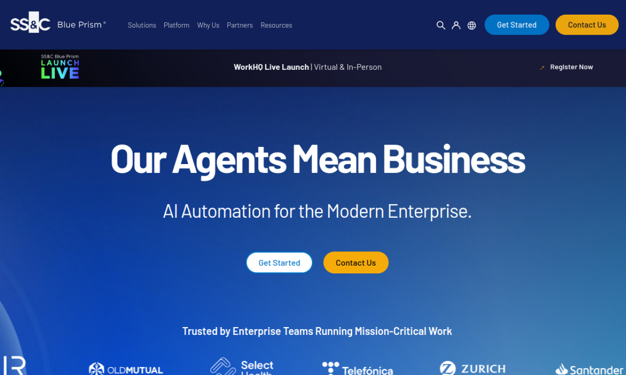 Blue Prism screenshot