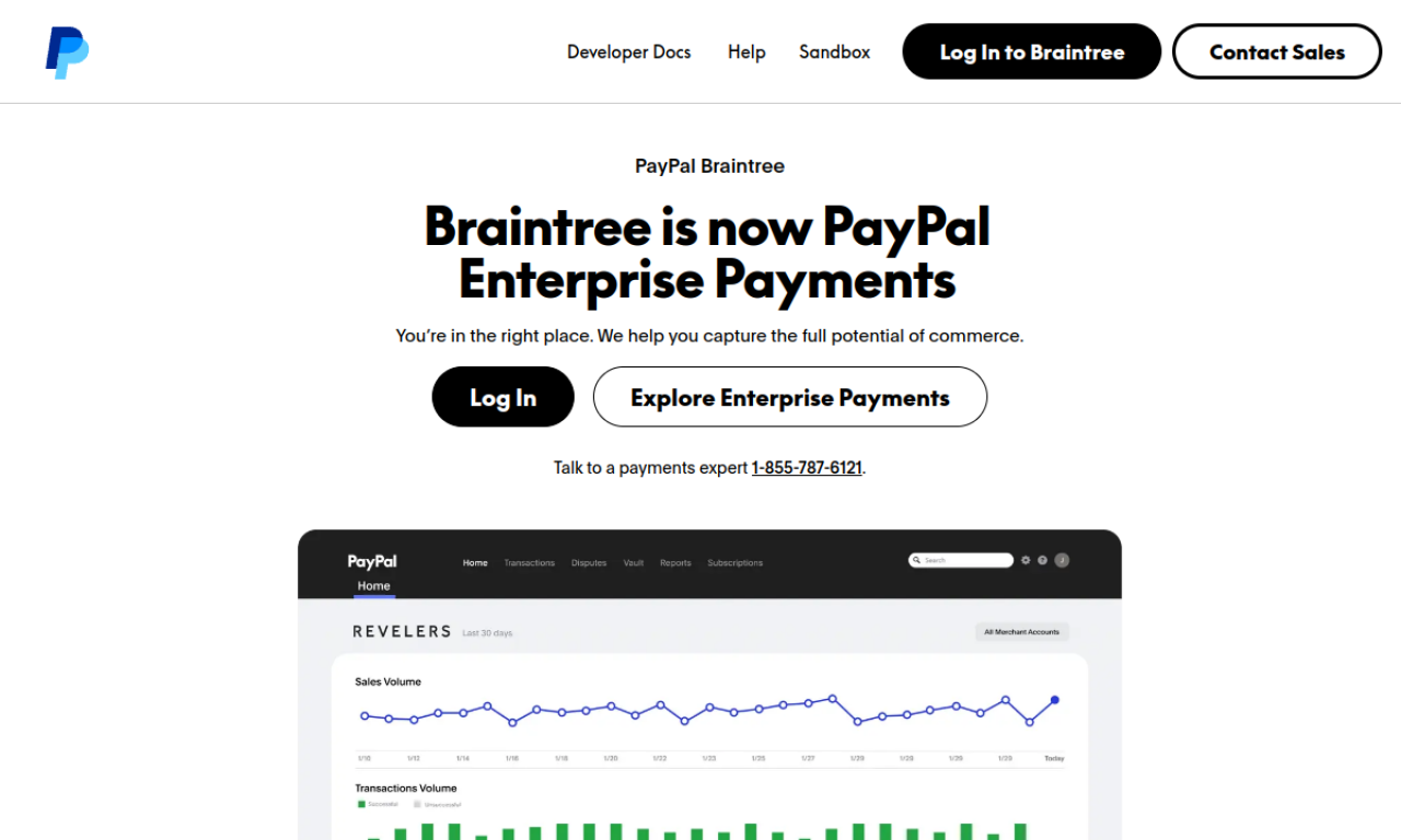 Braintree screenshot