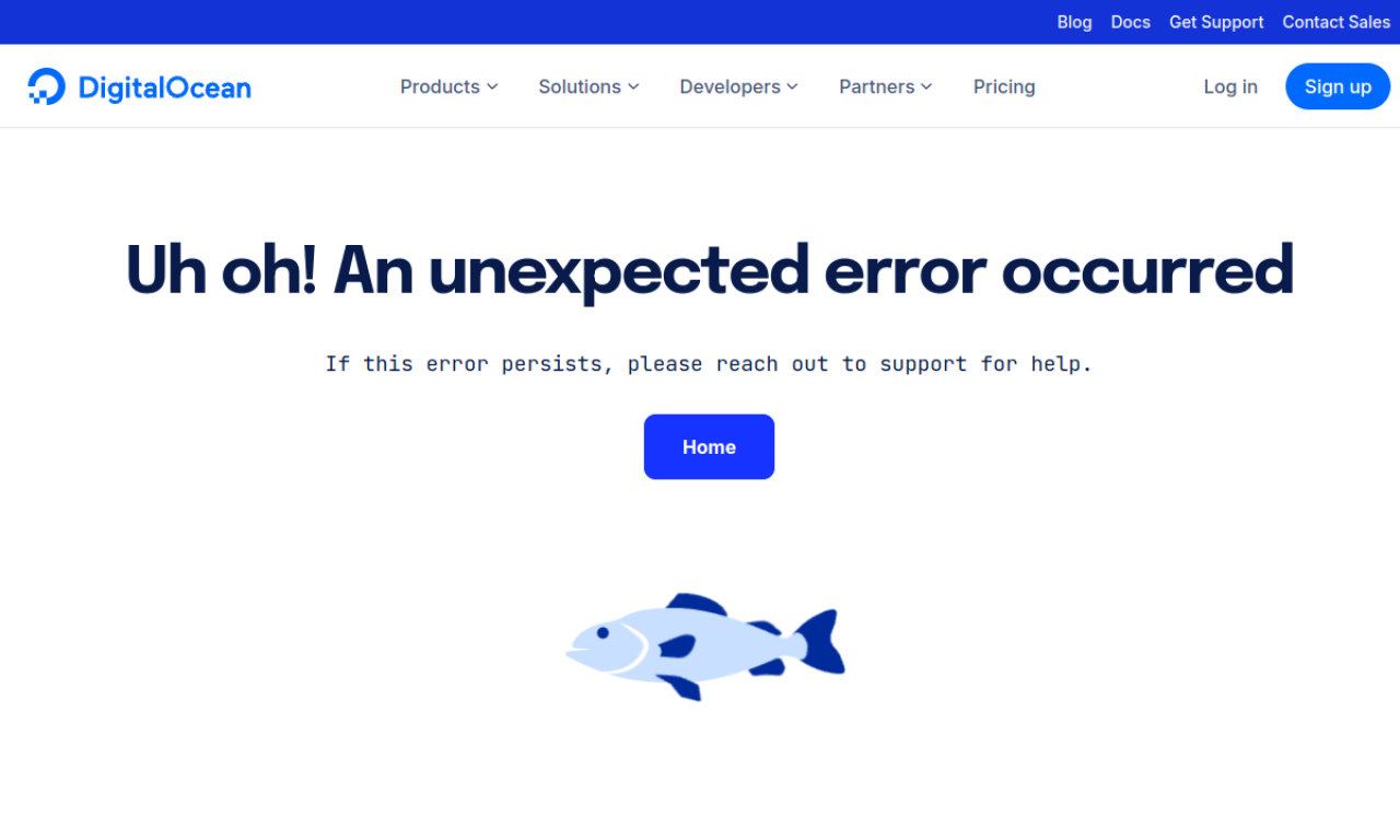 DigitalOcean screenshot