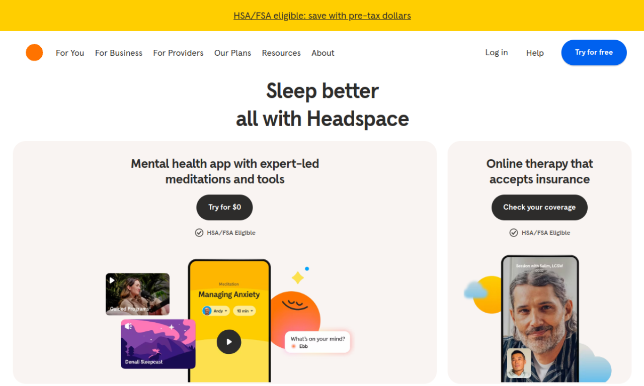 Headspace screenshot