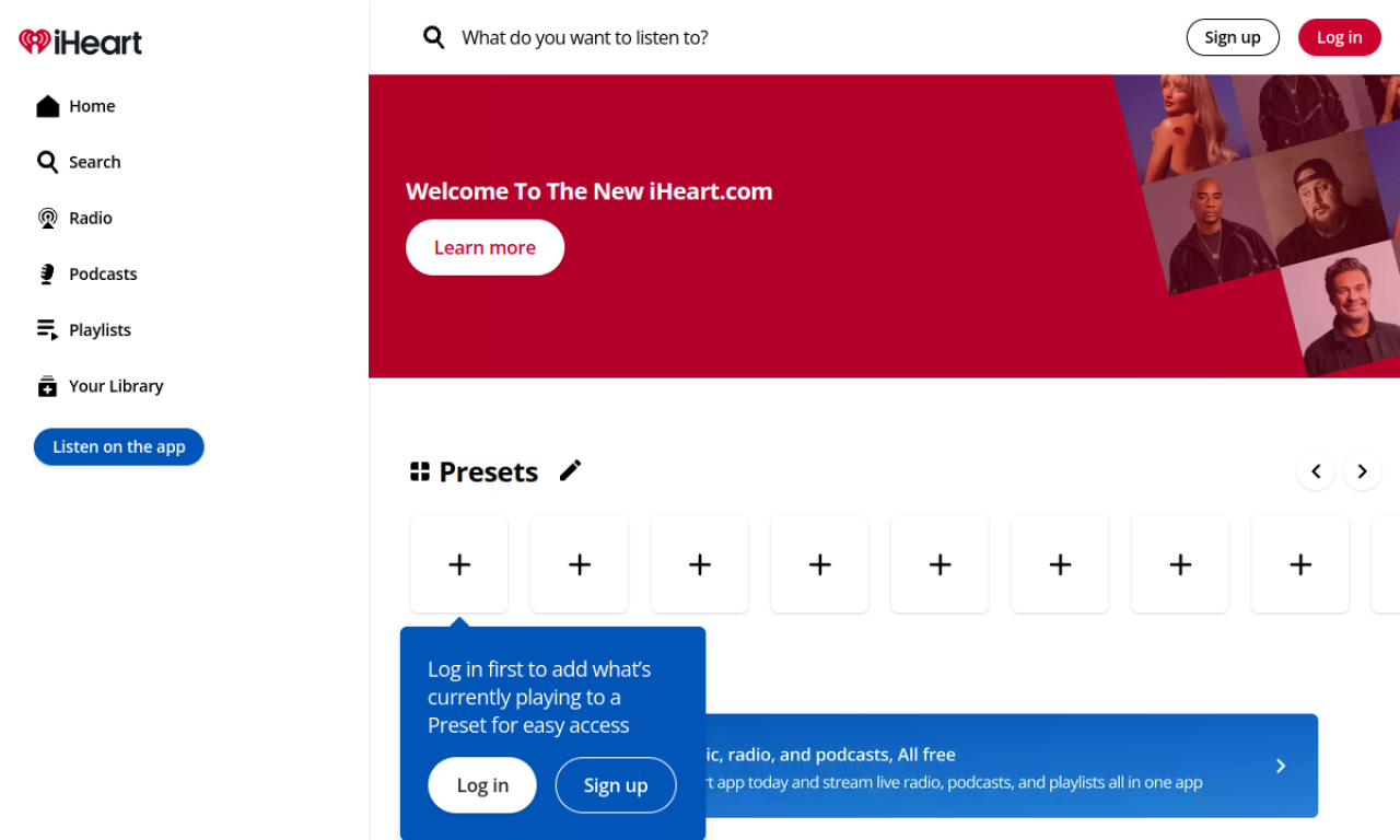 iHeartRadio screenshot