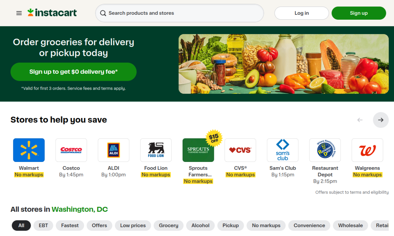 Instacart screenshot