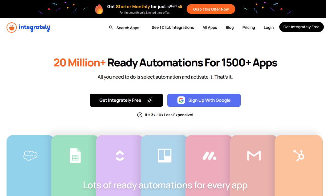 Integrately screenshot