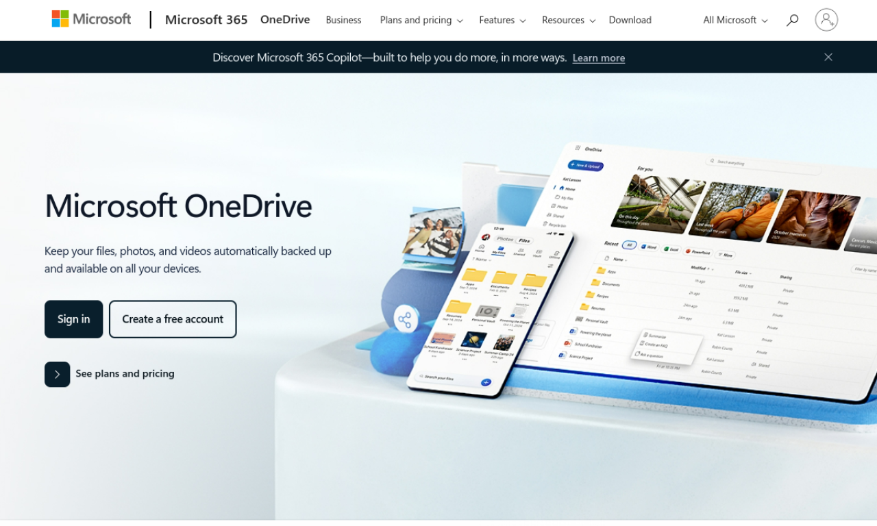 OneDrive screenshot