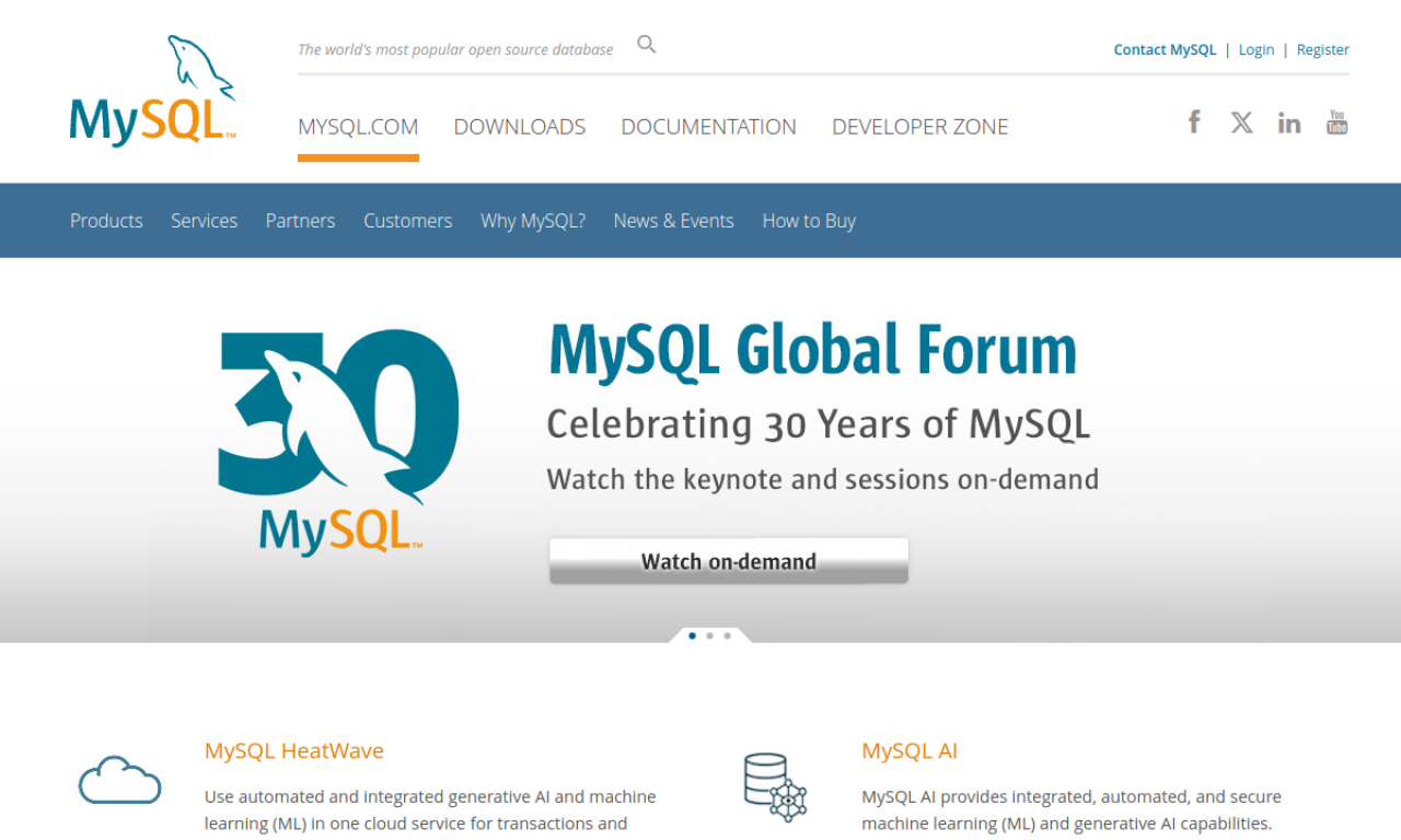 MySQL screenshot