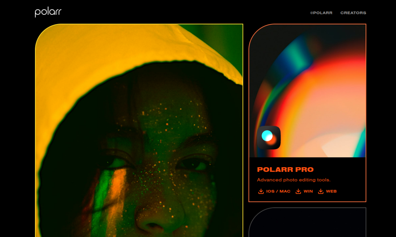 Polarr screenshot