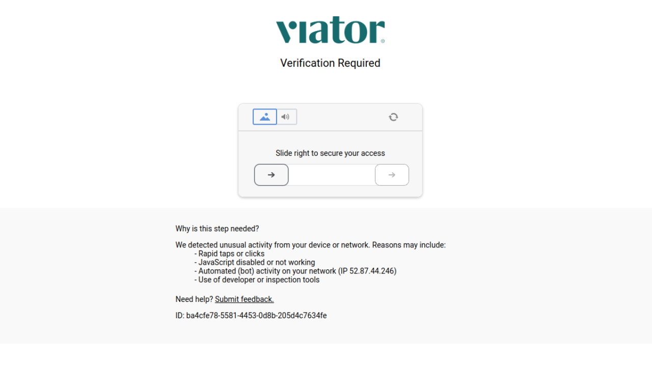 Viator screenshot