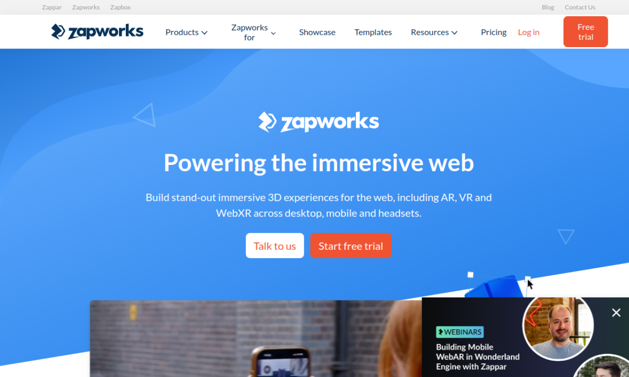 ZapWorks screenshot