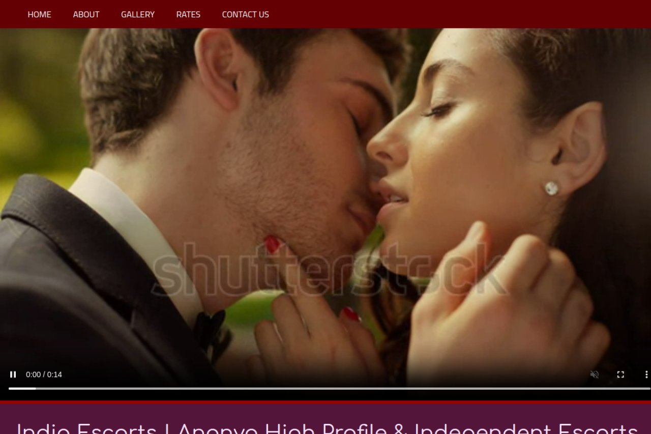 Screenshot of ananyaescorts.in