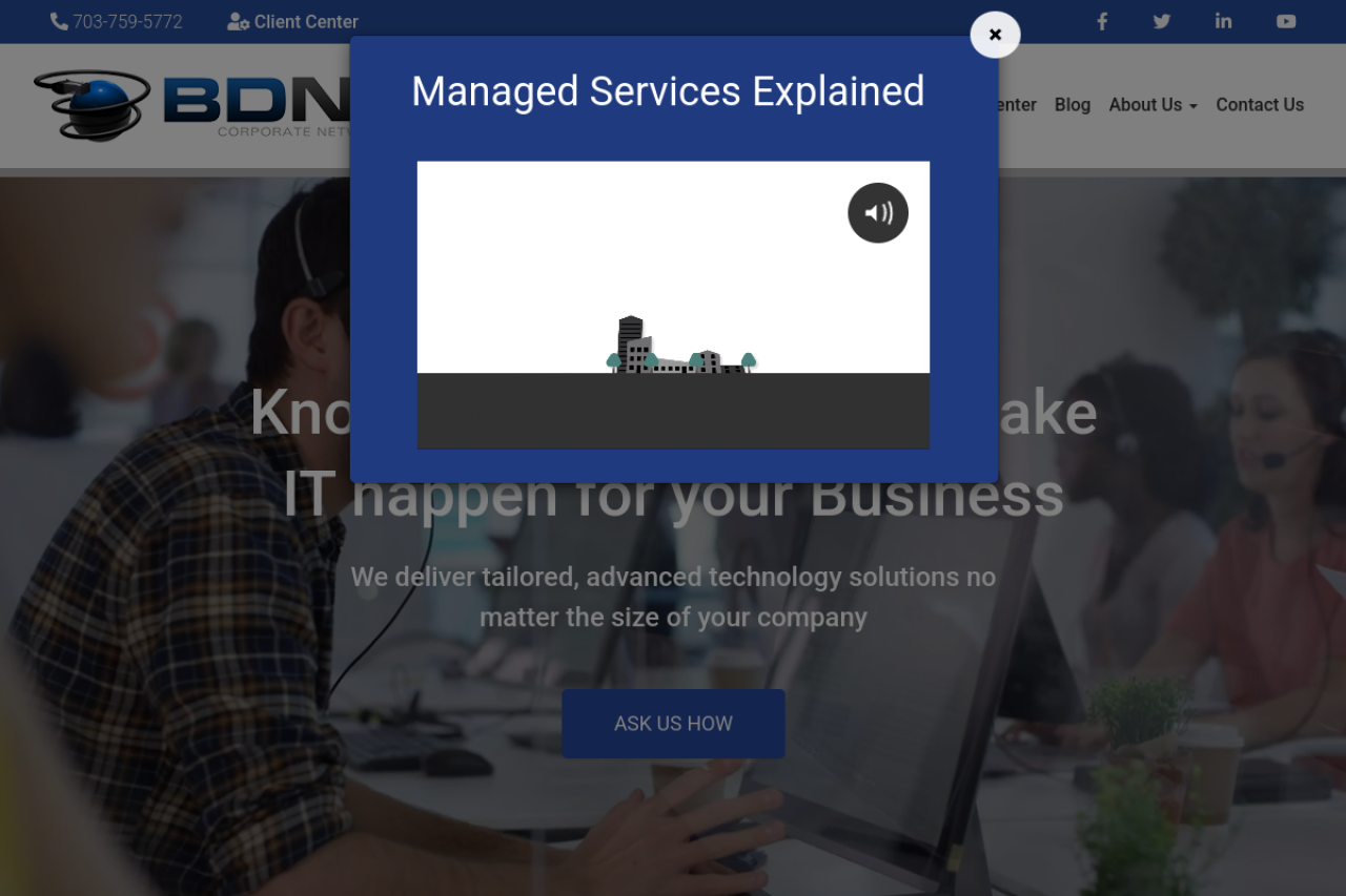 Screenshot of bdnetcorp.com