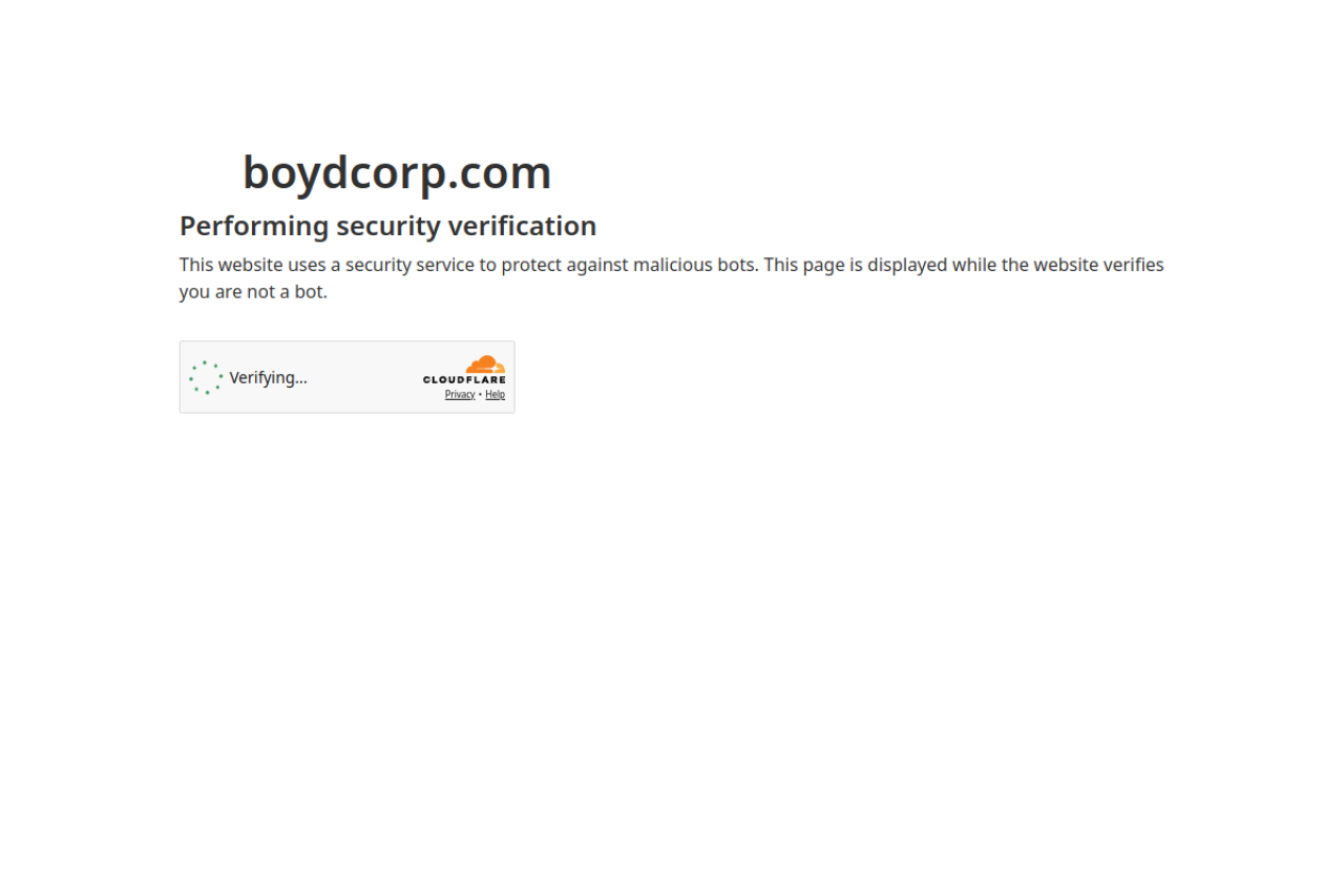Screenshot of boydcorp.com
